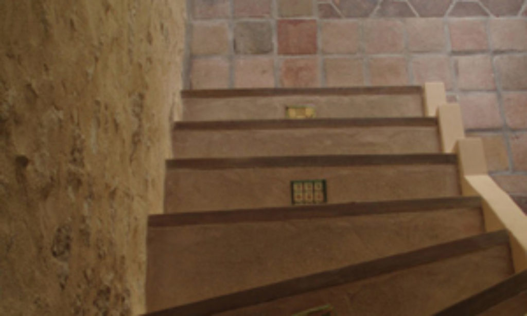 Escalier de la maison d'hôtes