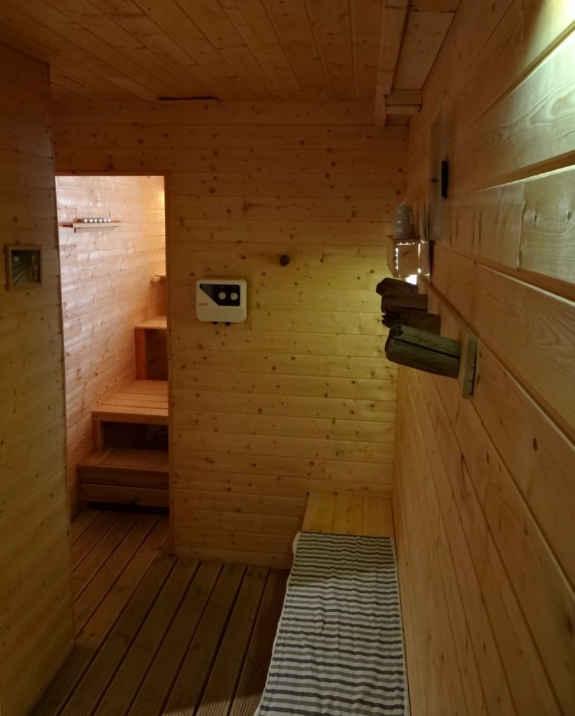 Vestiaire sauna